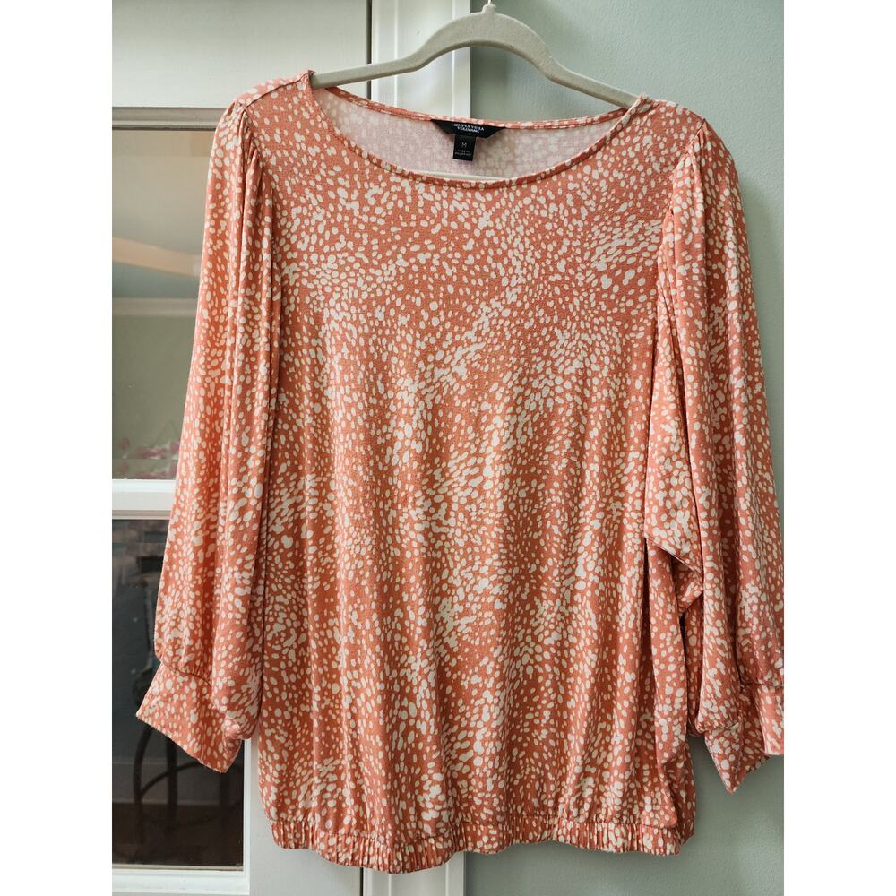 Simply Vera Wang Size Medium 3/4 blouse